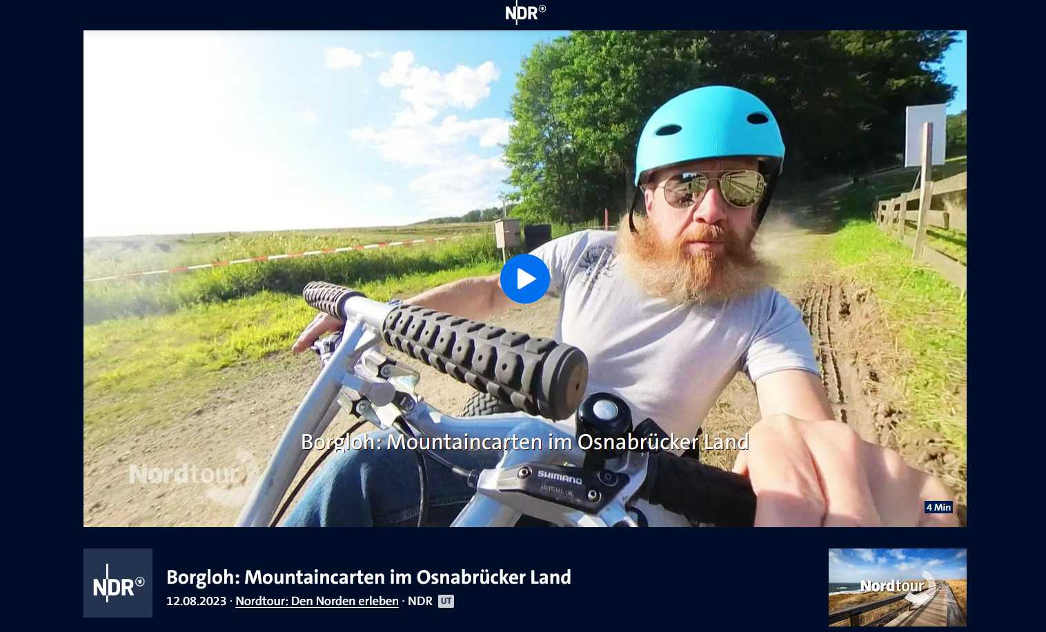Mountaincart Borgloh Video in der Mediathek NDR / ARD